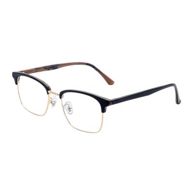 China For Classic Men Fashion Square Logo Computer Custom Eye Reading Glasses Frames Myopia Prescription Eyewear Acetate Optical Frames for sale