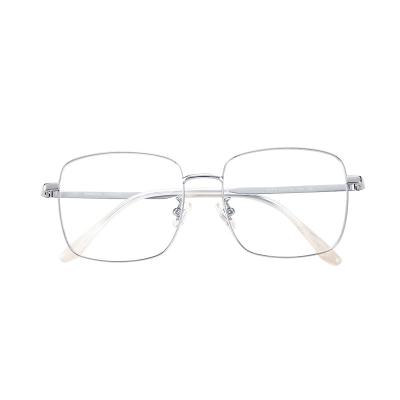 China Fashionable Vintage Titanium Frame Non Slip Transparent Optical Clear Glasses For Myopia for sale