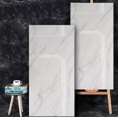 China eco-friendly 12x12 100x100 1200x600 in algeria porcelain flooring calacatta marble gres monococcion top galzed ceramic floor tile for sale