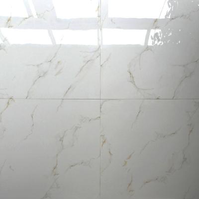 China Eco - Friendly Marble Stone Weight Per Sq Ft Carrara Polished Ceramic Flooring Tiles Marble 600x600mm Dubai for sale