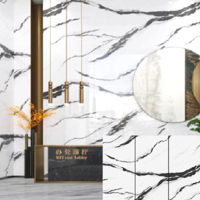 China Eco - Friendly Marble Porcelain Ceramic Slab 1200x2400x6mm Vitrified White Thin Ceramic Flooring Tiles Prices for sale