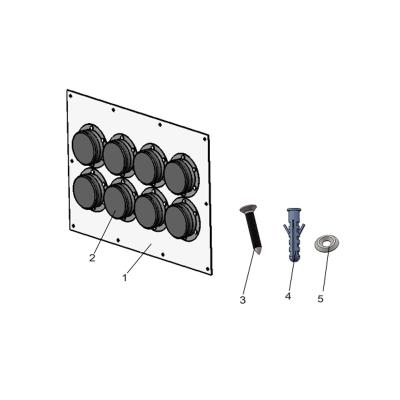 China Telecom Mains Six Truss Cable Entry Panels Includes Truss Assemblies for sale