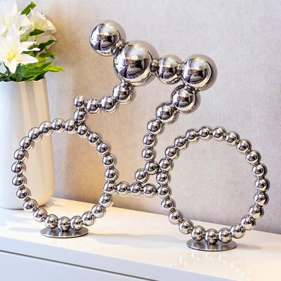 China China Stainless Steel Bicycle Crafts Home Ornaments For Cycling Furnishings for sale