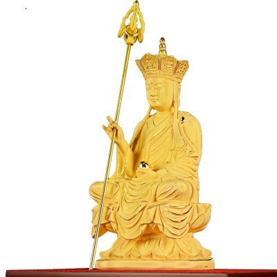 China Europe 24k Gold Plated Buddha Statue King Of Hell Buddha Statue Gold Buddha for sale