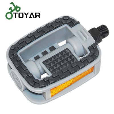 China Toyar BMX Cycling Bike Plastic Pedal With Anti-Slip Tape Adjustment For Adults PP Bike Accessories Ball Bearing Pedals De Bicicleta 35X for sale