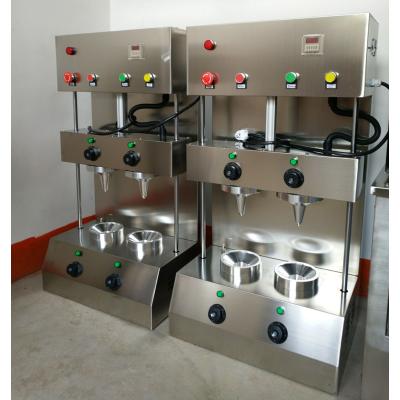 China Commercial electric pizza cone pizza cone forming making maker machine, make cone pizza for pizza cone machine for sale