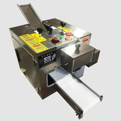 China Hotels 110v/220v automatic stainless steel wonton dumpling skin machine roti chapati wrapper making machine for sale