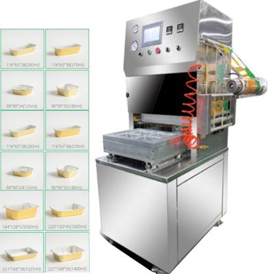 China Food Nitrogen Packaging Machine Food Tray Sealing Machine Food Packaging Gas Filling Washing Machine for sale