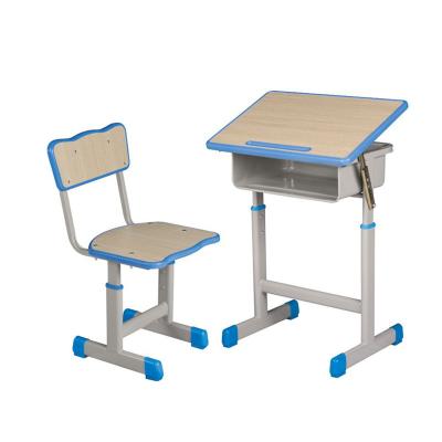 China Simple Modern Cheap Price Student Height Adjustable Drafting Table And Chair for sale