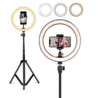 China Super 3 Inch Adjustable 26 Selfie Ring Light Makeup Live Video Vlog LED 10inch 26 Low Price 10 Colors Ringlight For Beauty Make Up for sale