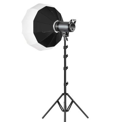 China Tianmei Lantern Style Aluminum Spherical Foldable Softbox Ball Shape Photography Photo Studio 100W Flash Light Led Light OEM for sale