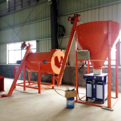 China Simple Type Building Material Waterproof Dry Powder Mortar Making Equipment Line for sale