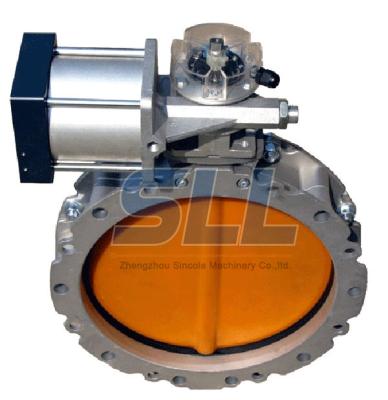 China Cement silo cement silo with pneumatic butterfly valve for sale