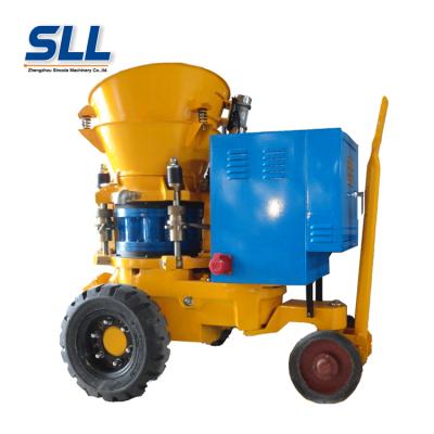 China Building Material Shops Air Drive Hot Sale Gunite Dry Concrete Shotcrete Spraying Spraying Machine for sale