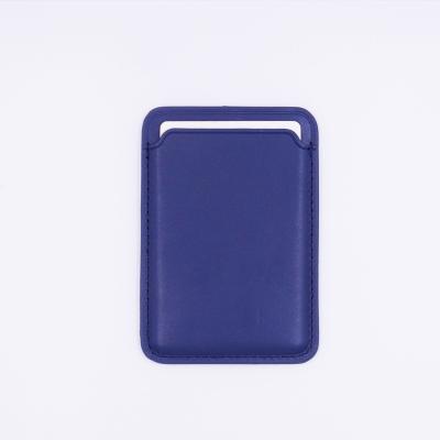 China High Quality Fashionable Strip Rack Wallet Holder Magnet Case Sorting Case Phone Magnet Leather Card Bags For Credit Card for sale