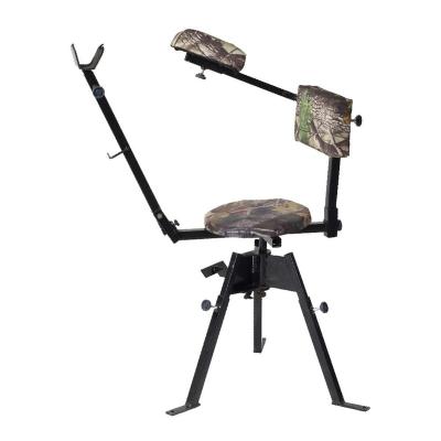 China OEM Mesh Camo Blind Foldable Outdoor Portable Tripod Camping 360 Degree Swivel Folding Shooting Stool Hunting Chair for sale