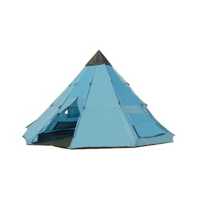 China Water Resistant 12 Person Teepee Cone Shape Camping Tent for sale