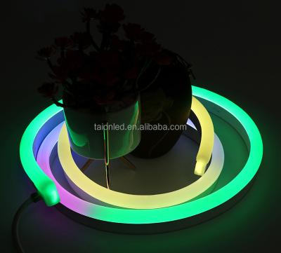 China Garden WS2811 WS2818 60LEDs per meter RGB rgbw led strip cable neon strip light for home decoration dc12v 24v rope lights for sale