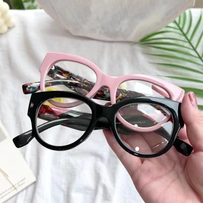 China High Quality Cateye Anti Prescription Glasses Anti Prescription Blue Light Glasses For Woman With Case for sale