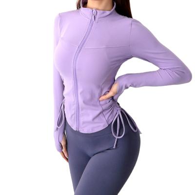 China Breathable Fitness Gym Women Yoga Jacket Women Lady Lady Superior Lightweight Sports Jacket for sale