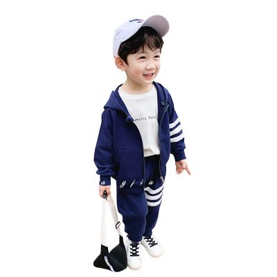 China New Breathable Children Wear Korean Two-Piece Baby Boy Clothes Boys Long Sleeve Pants Children Clothing for sale