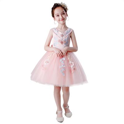 China Anti-wrinkle Summer Casual Short Sleeve Girl Tulle Baby Dress Baby For Kids for sale