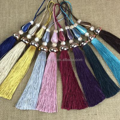 China Elegant Wholesale Curtain Tassel With Braided Rope Decoration Tassel for sale