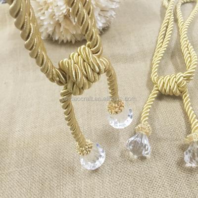 China Decorative curtain curtain tassel, handmade curtain tieback, curtain accessories for sale