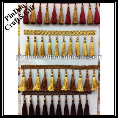 China Beautiful plastic beaded curtain fringe for curtain for sale