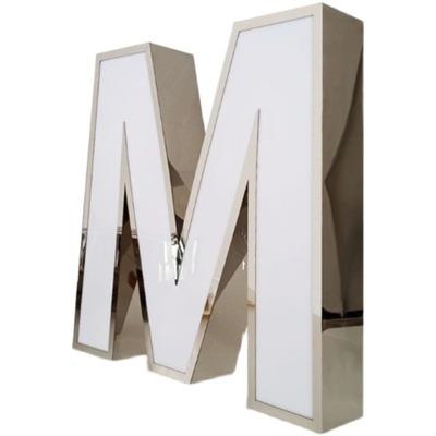 China Building Buildings Buildings Advertising LED Backlit Acrylic Letter Sign for sale