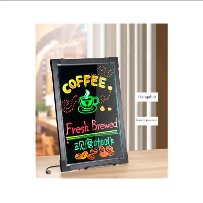 China Advertising 2021 new advertising commercials led fluorescent listing board for sale