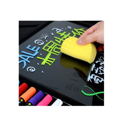 China Customizable luminescent advertising inscription board led message inscription board erasable led neon inscription board pen for sale