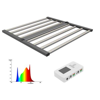 China Shenzhen supplier direct factory price best vertical starting seed grow 8 bars 800W full spectrum dimmable led grow light strip for sale