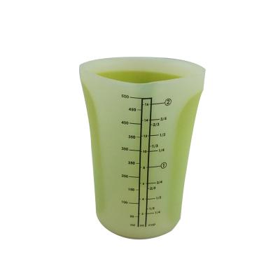 China Best Viable Silicone Design Hot Selling Measuring Cup for sale