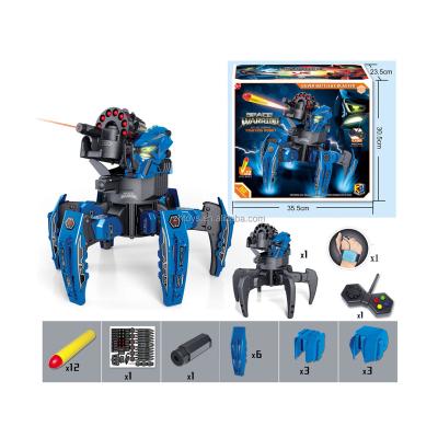 China Spider MODEL Robot 2.4GHZ RC Robot TOY Space Warrior DIY Combat Infrared Shooting Bullets With Armor for sale