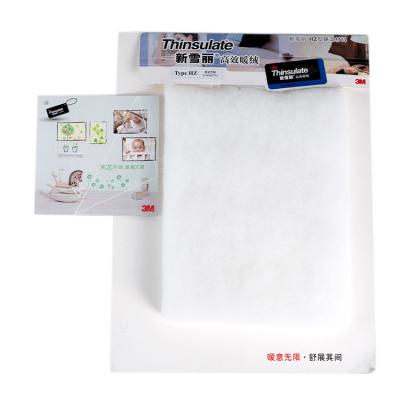 China Hertz Economic Polyester Wadding 3M Thinsulate Nonwoven Insulation Anti-deformation Type For Home Textiles for sale