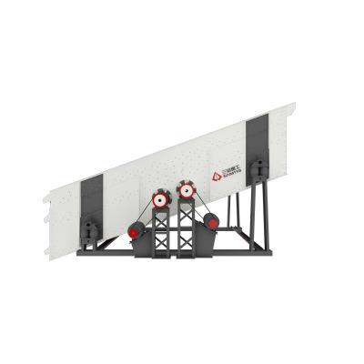 China Low Noise Double Shaft Vibrating Screen With Solid Construction for sale