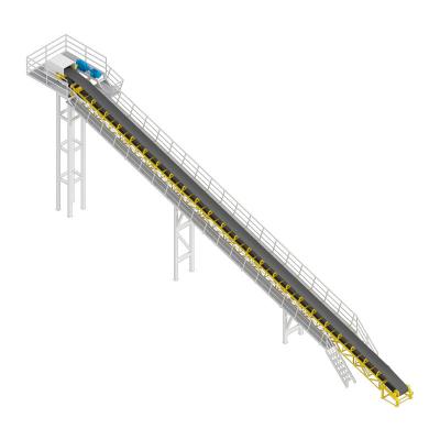 China Stable Operation Safety Belt Conveyor 15-37KW For Mining And Constuction for sale