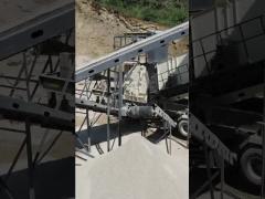 Tyre mobile crusher Station 