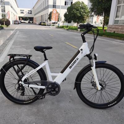 China Aluminum Alloy ELECTRIC CITY BIKE WITH SUSPENSION FORK 3.0 TIRE SPORT BIKE for sale