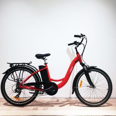 China 2022 China electric factory OEM aluminum alloy bicycle city electric bike e bike for sale