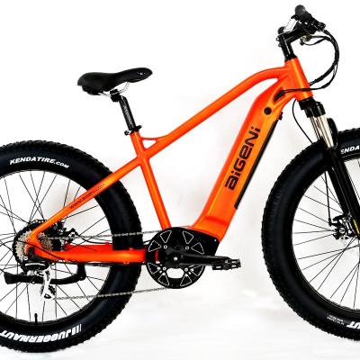 China 2022 48v 500w Aluminum Alloy Battery Powered Electric Bike Disc Brake Ebike Super Fat Tire 8 Speed for sale