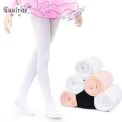 China Ultra soft QUICK DRY comfortable ballet pantyhose for lovely girls shape children dancing pantyhose foot tights for three colors 90D for sale