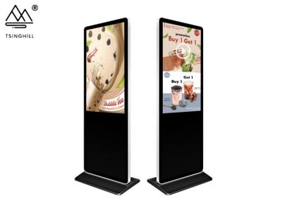 China 65 Duim Digitale Signage Freestanding Digitale Vertonings Infrarode Aanraking Te koop