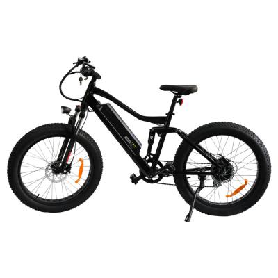 China 2022 HEZZO Electric Bicycle 26*4.0tire 750w48v14.5Ah Aluminum Alloy Disc Brake Aluminum Electric Hydraulic Bicycle for sale