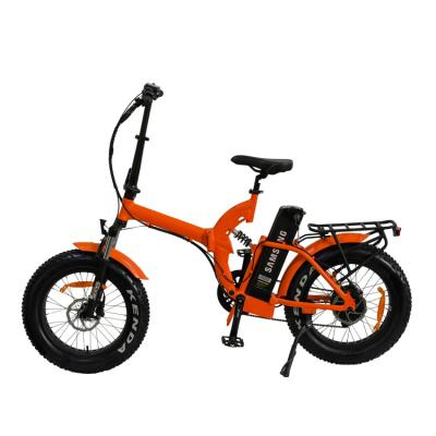 China 2022 Aluminum Alloy Electric Mountain Bike 20'4.0 48v15Ah 500w Tire Aluminum Alloy Lithium Battery Electric Bicycle for sale