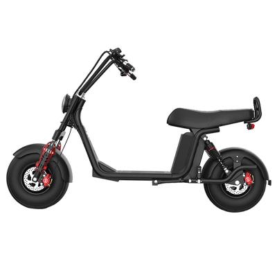 China 2022 Unisex Hezzo 60V 20AH 1500w/2000W lithium battery front and rear City Cocos suspension shock electric motorcycle for sale