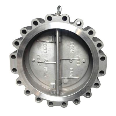 China No Leakage Wafer Hook Type Double Plate High Pressure Check Valve for sale