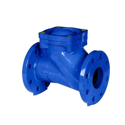 China General Flanged Ends Rubber Cast Ball Float Check Valve For Water for sale