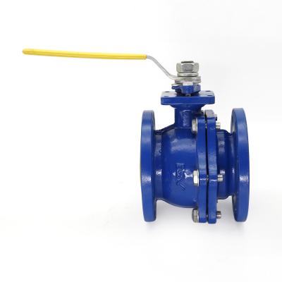 China Cast Iron Ball Valve General Flanged End JIS 10K for sale